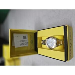 Invicta Men's Stainless Steel Chronograph Watch with Gold Accents